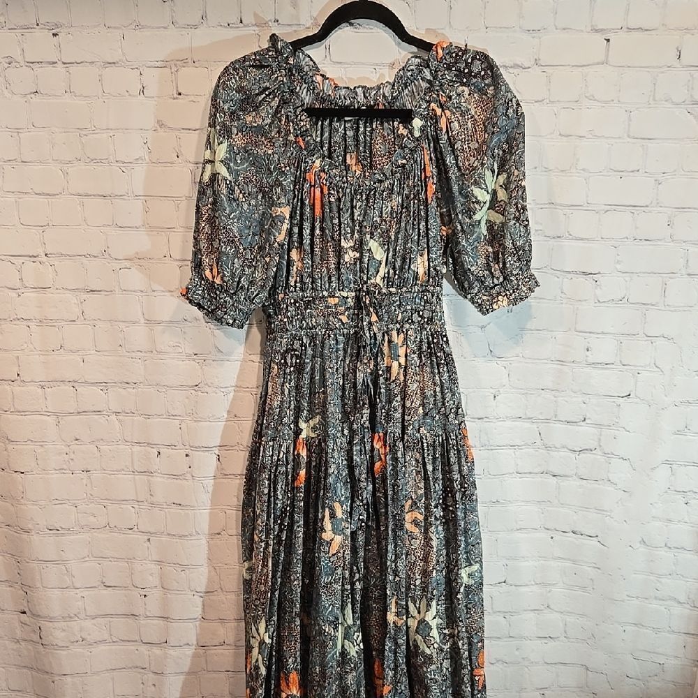 Ulla Johnson Indah dress size 6 Malachite Floral